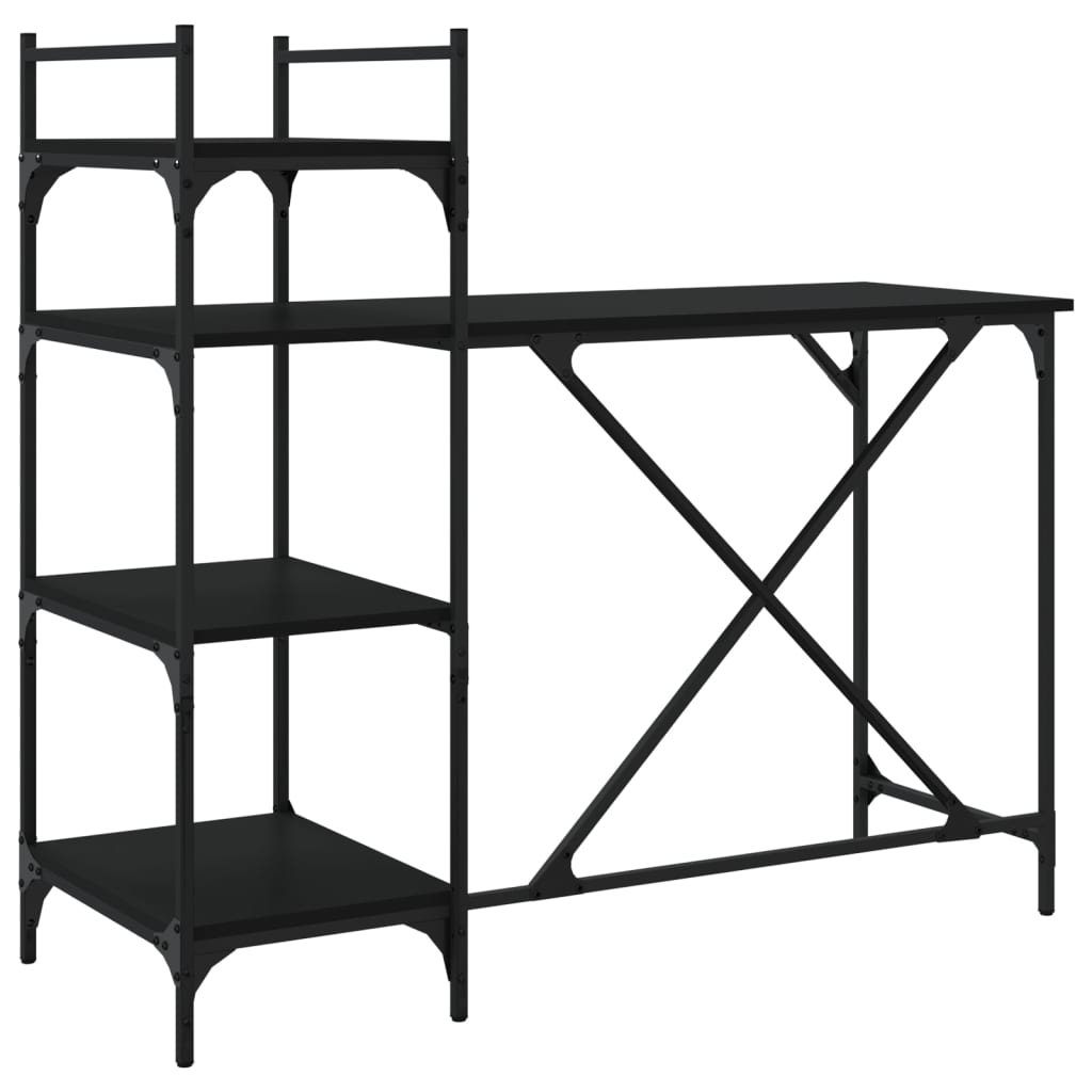 Datorskrivbord Med Hyllor 120X47X109 Cm