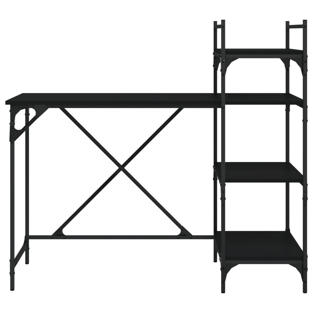 Datorskrivbord Med Hyllor 120X47X109 Cm