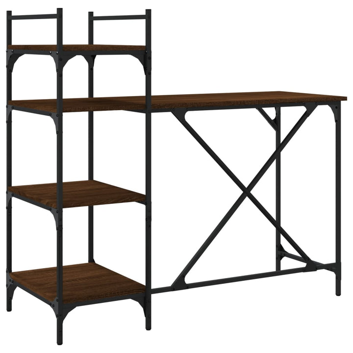 Datorskrivbord Med Hyllor 120X47X109 Cm