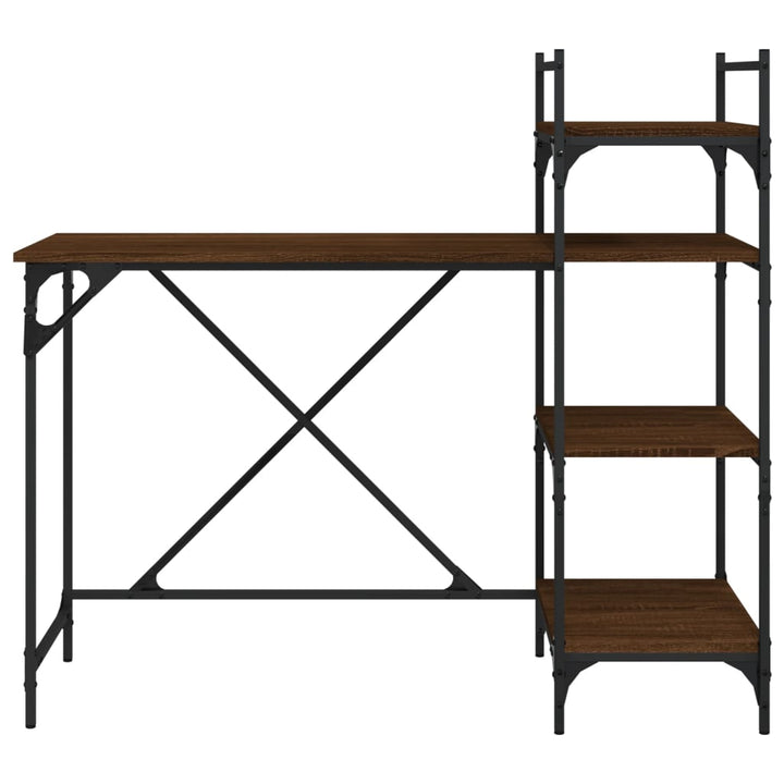 Datorskrivbord Med Hyllor 120X47X109 Cm
