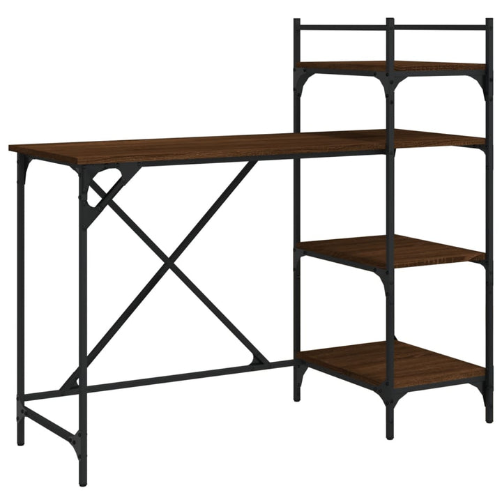 Datorskrivbord Med Hyllor 120X47X109 Cm