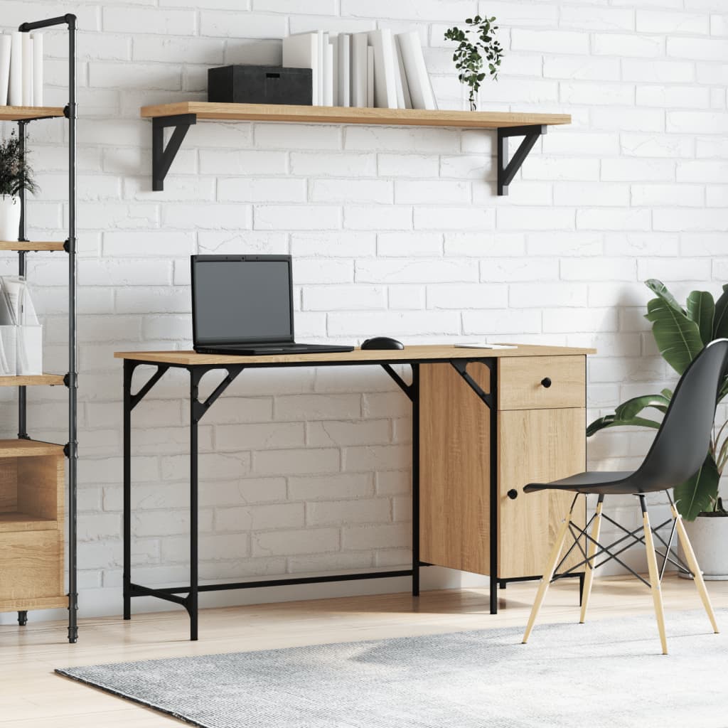 Datorbord 131X48X75 Cm Konstruerat Trä