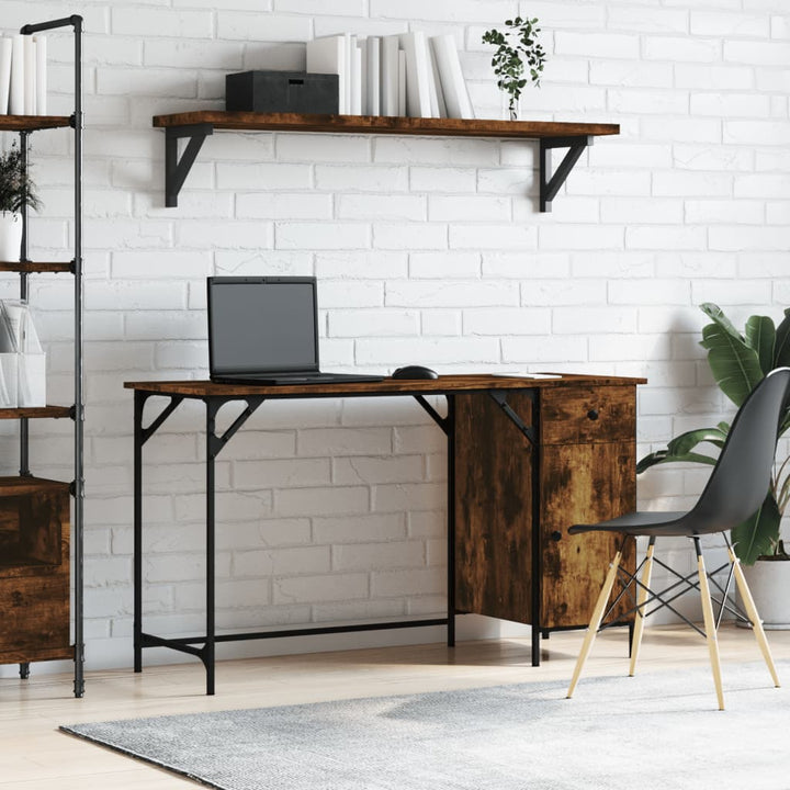 Datorbord 131X48X75 Cm Konstruerat Trä