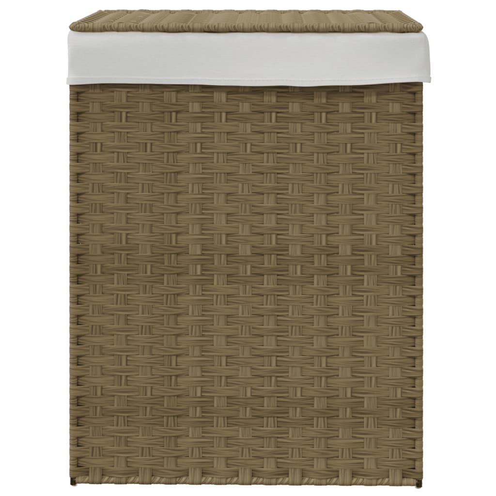 Tvättkorg Med Lock 46X33X60 Cm Konstrotting