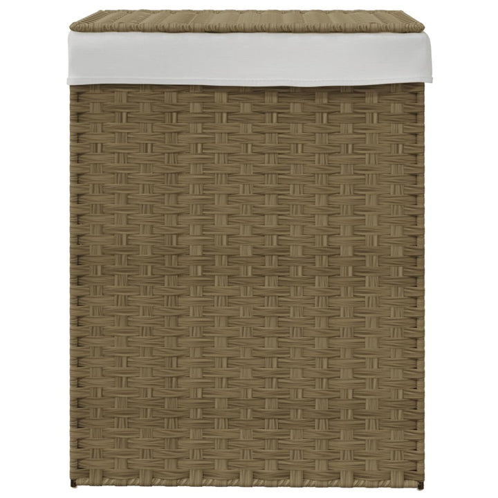 Tvättkorg Med Lock 46X33X60 Cm Konstrotting