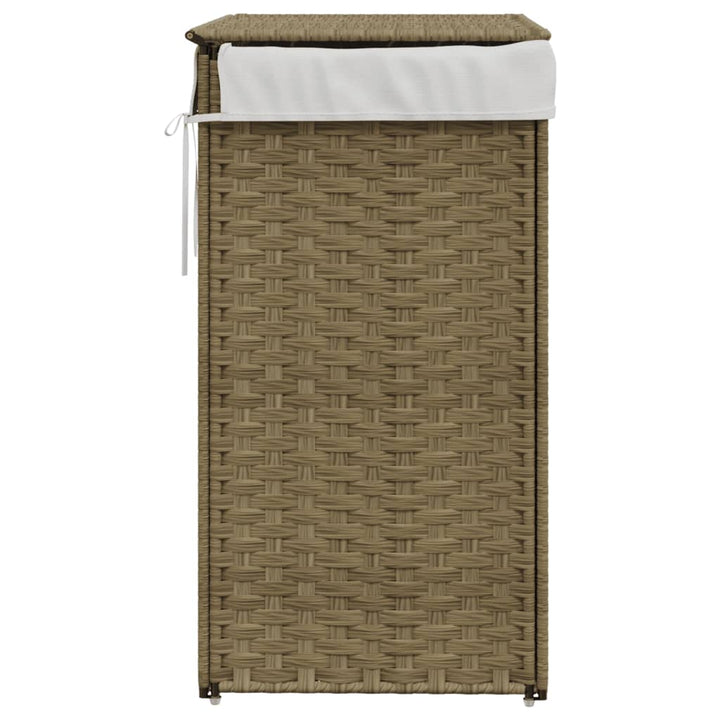 Tvättkorg Med Lock 46X33X60 Cm Konstrotting
