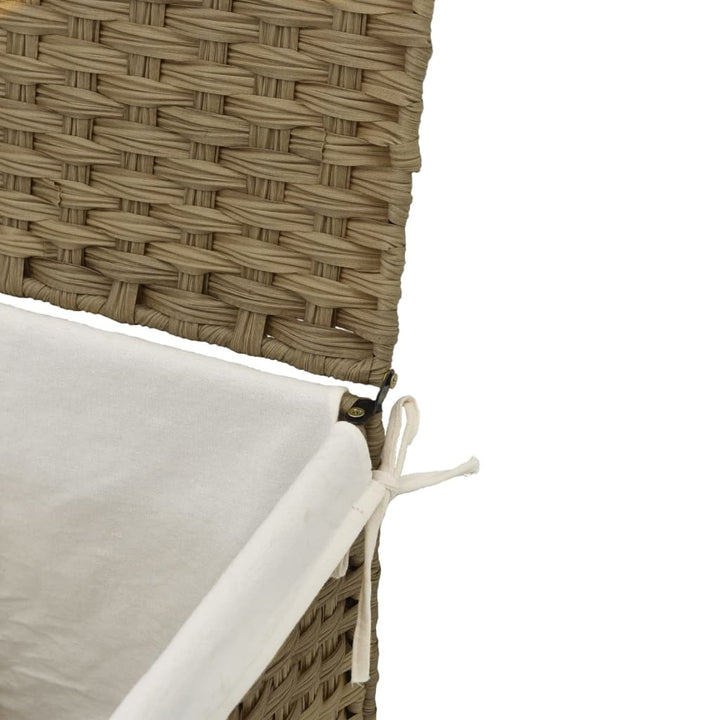 Tvättkorg Med Lock 46X33X60 Cm Konstrotting