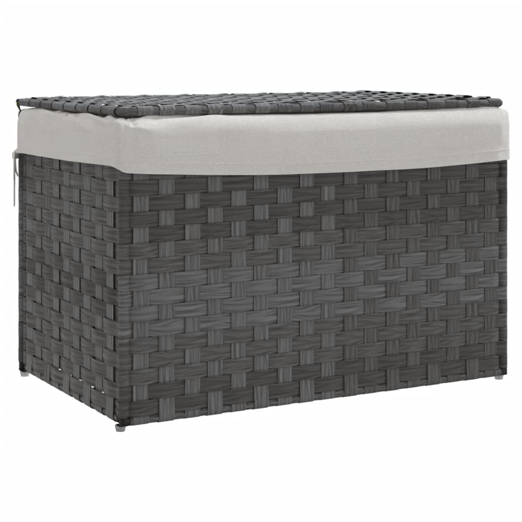 Tvättkorg Med Lock 55,5X35X34 Cm Konstrotting