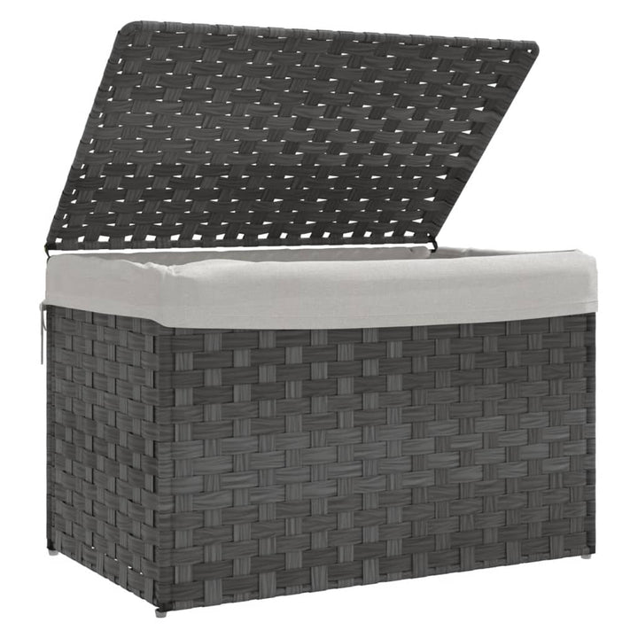 Tvättkorg Med Lock 55,5X35X34 Cm Konstrotting