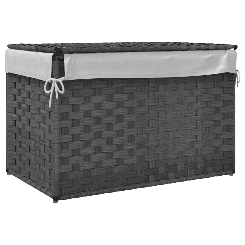 Tvättkorg Med Lock 55,5X35X34 Cm Konstrotting