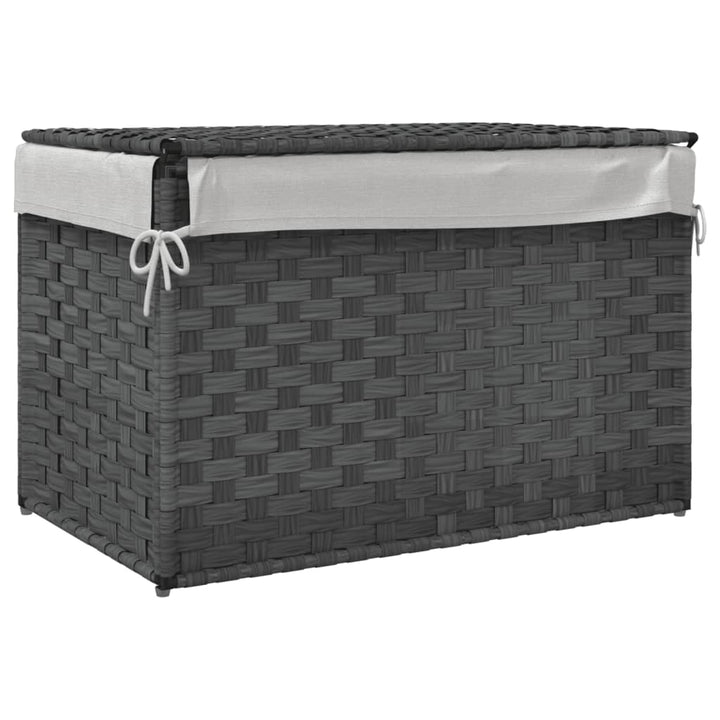 Tvättkorg Med Lock 55,5X35X34 Cm Konstrotting