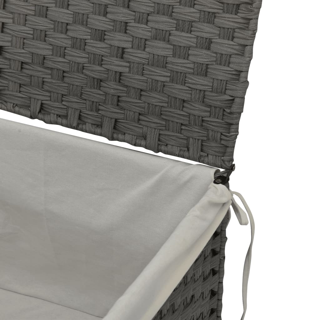 Tvättkorg Med Lock 55,5X35X34 Cm Konstrotting