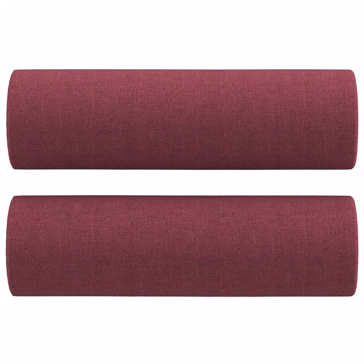 2-Sits Soffa Med Prydnadskuddar Tyg