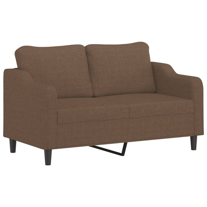 2-Sits Soffa Med Prydnadskuddar Tyg