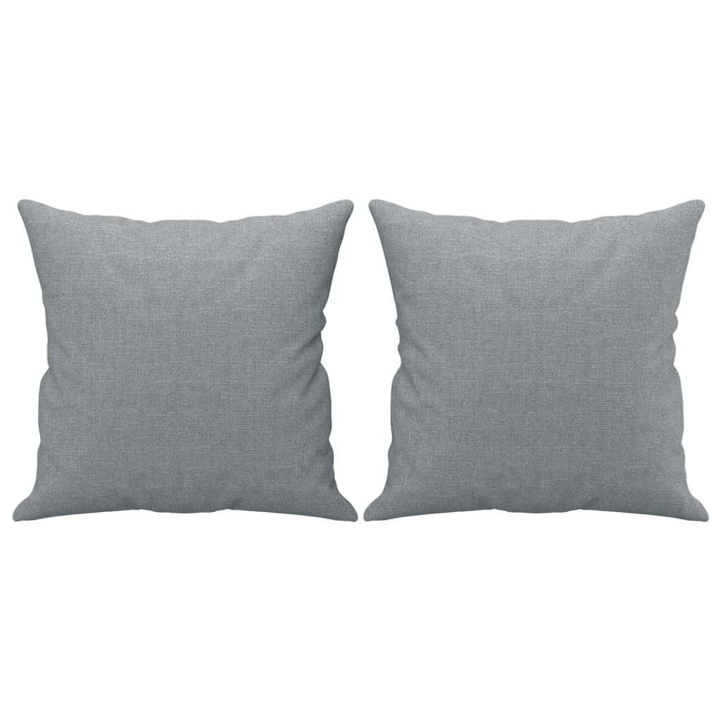 2-Sits Soffa Med Prydnadskuddar Tyg