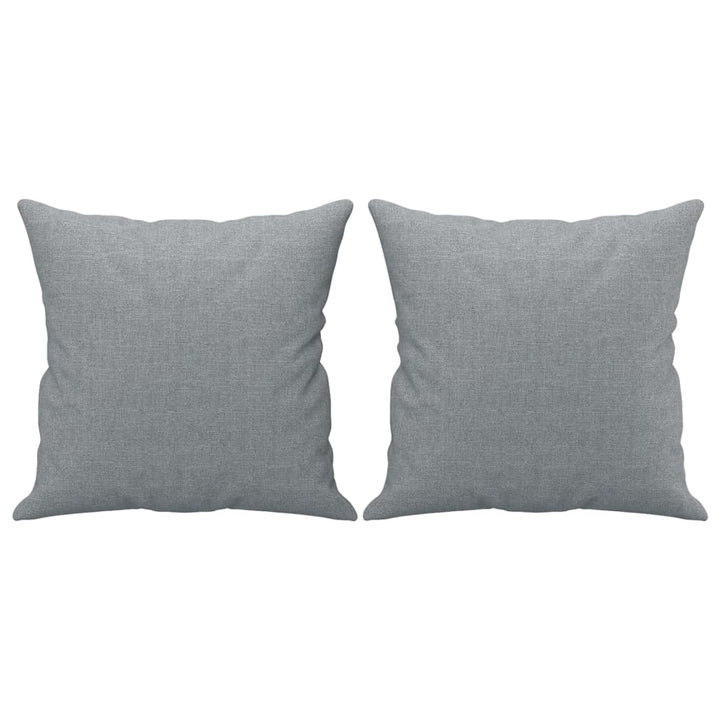 2-Sits Soffa Med Prydnadskuddar Tyg