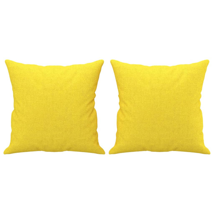 2-Sits Soffa Med Prydnadskuddar Tyg