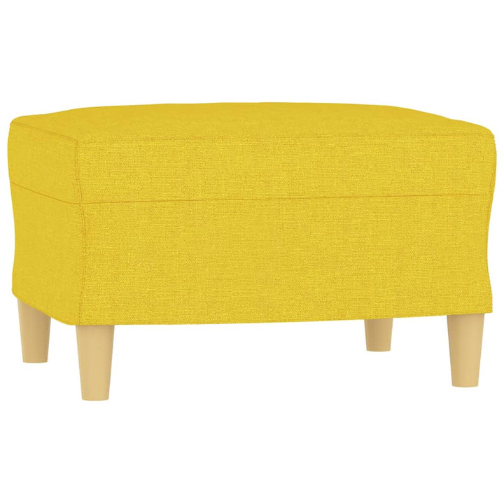 Fåtölj Med Fotpall 60 Cm Tyg
