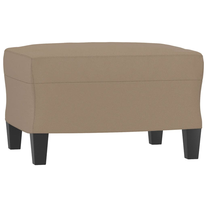 Fåtölj Med Fotpall 60 Cm Konstläder