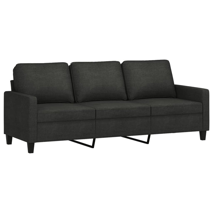 3-Sitssoffa Med Fotpall 180 Cm Tyg