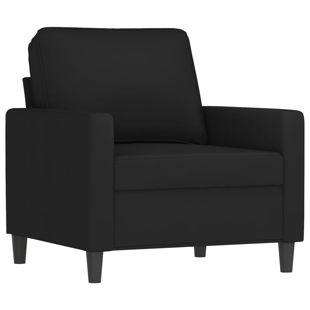 Fåtölj Med Fotpall 60 Cm Sammet