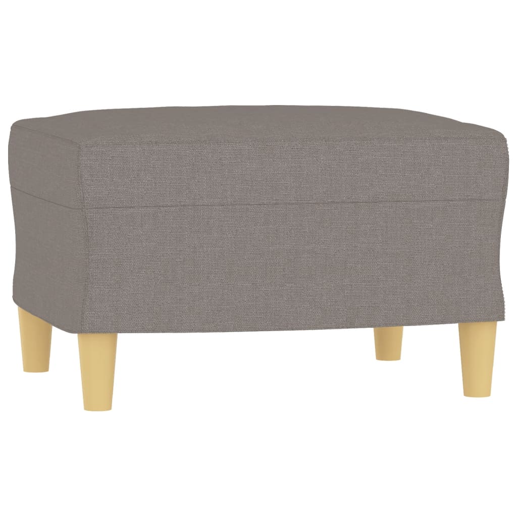 3-Sitssoffa Med Fotpall 180 Cm Tyg
