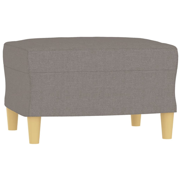 3-Sitssoffa Med Fotpall 180 Cm Tyg