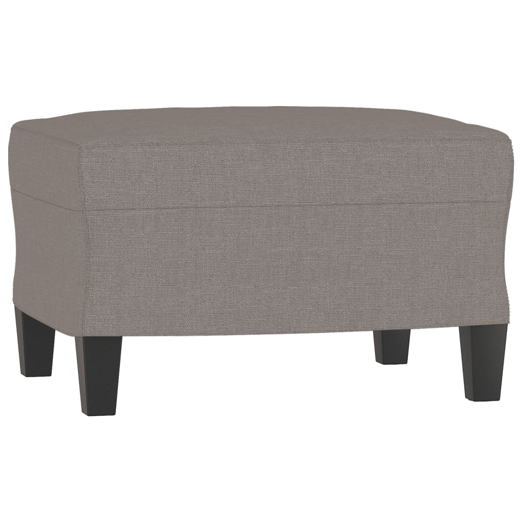 Fåtölj Med Fotpall 60 Cm Tyg