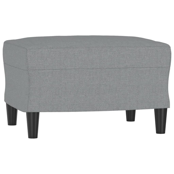 Fåtölj Med Fotpall 60 Cm Tyg