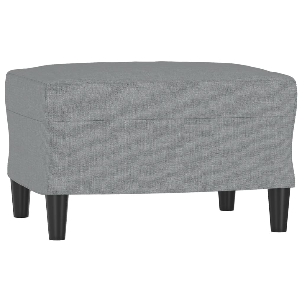 Fåtölj Med Fotpall 60 Cm Tyg