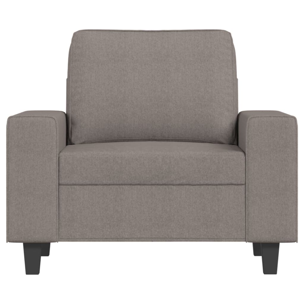 Fåtölj Med Fotpall 60 Cm Tyg
