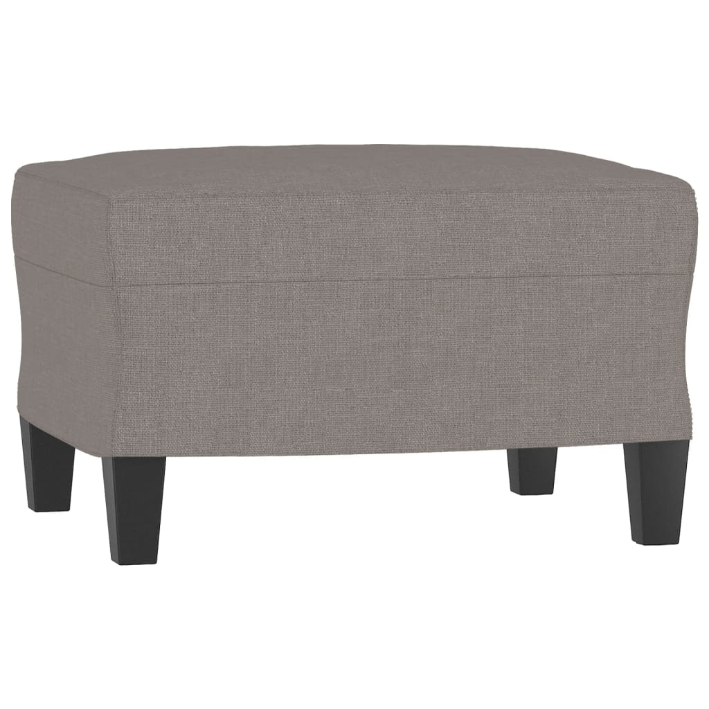 Fåtölj Med Fotpall 60 Cm Tyg