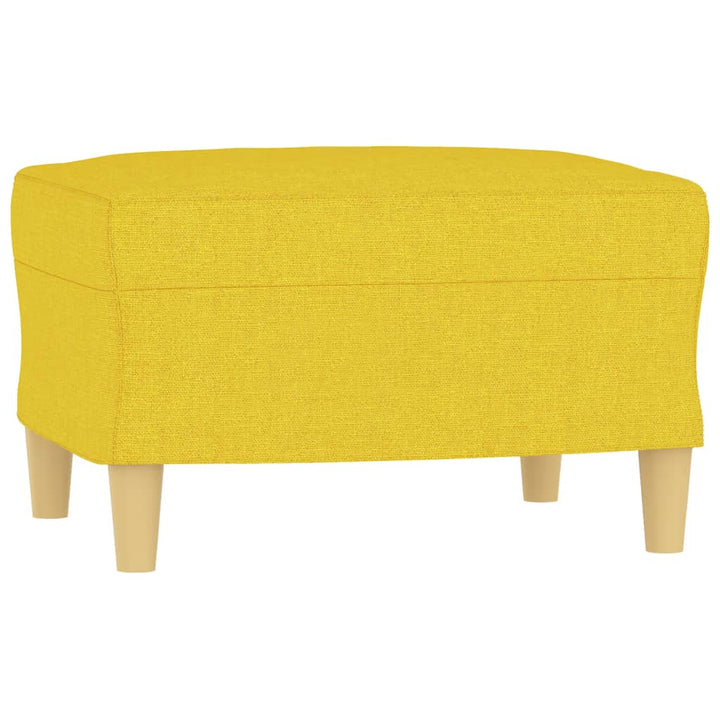 Fåtölj Med Fotpall 60 Cm Tyg