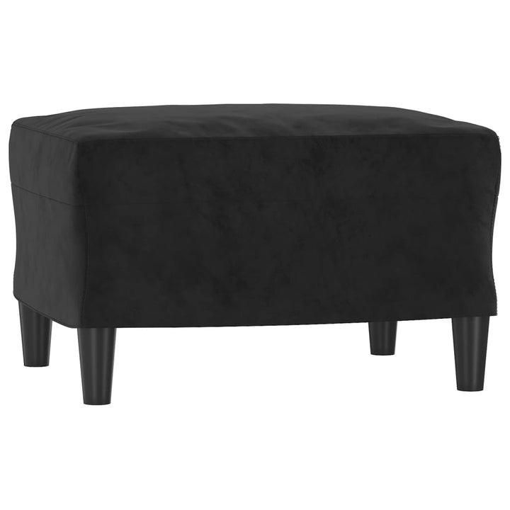 3-Sitssoffa Med Fotpall 180 Cm Sammet