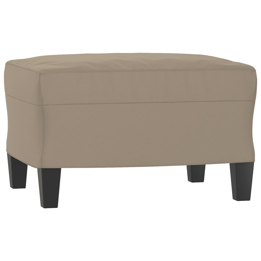 Fåtölj Med Fotpall 60 Cm Mikrofibertyg