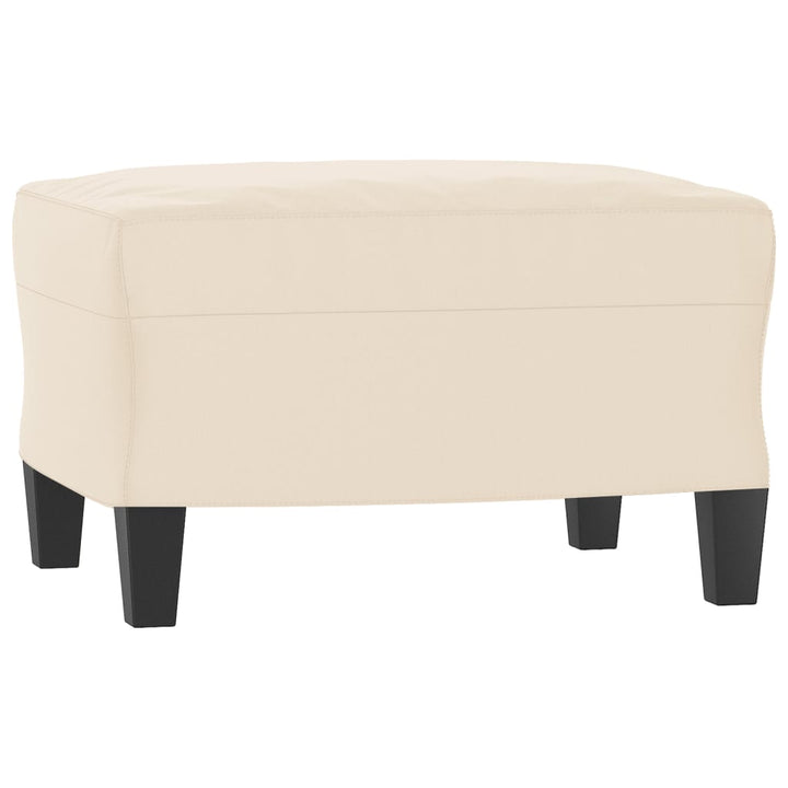 Fåtölj Med Fotpall 60 Cm Mikrofibertyg