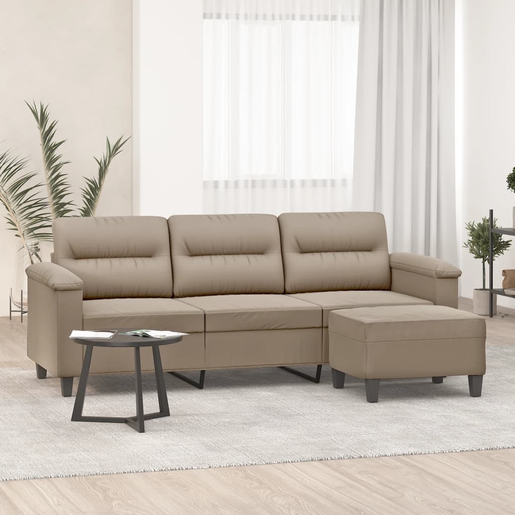 3-Sitssoffa 180 Cm Mikrofibertyg