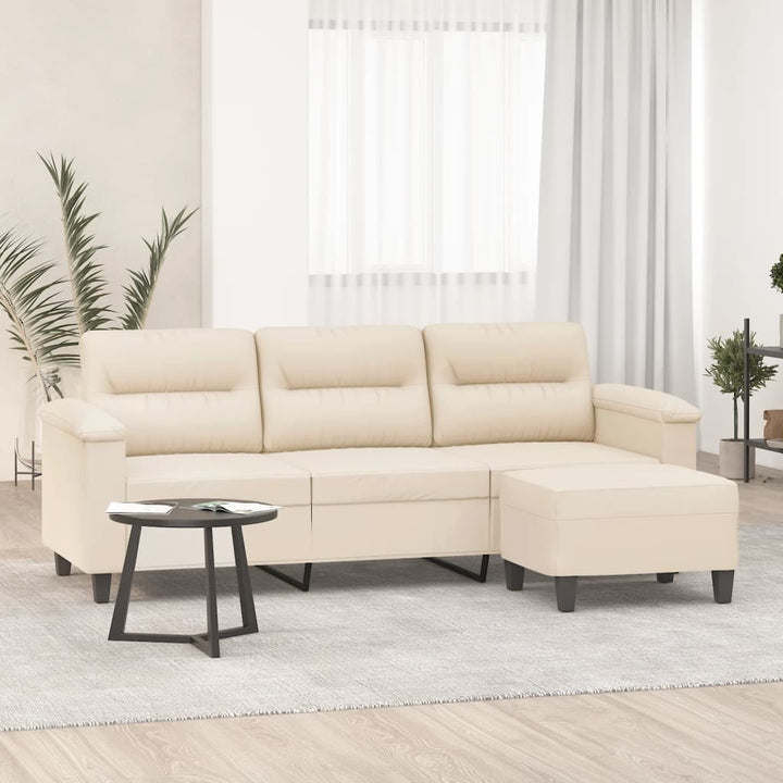 3-Sitssoffa 180 Cm Mikrofibertyg