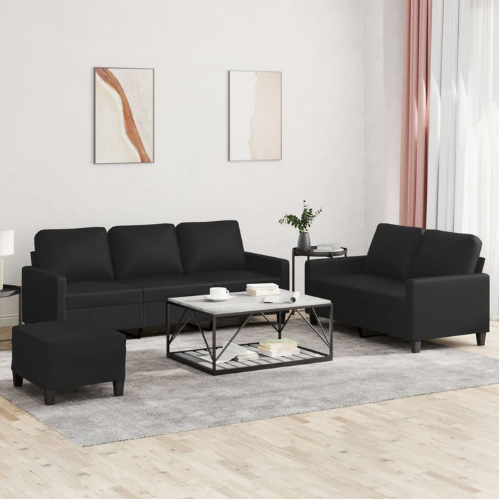 Soffgrupp 2 Delar Konstläder