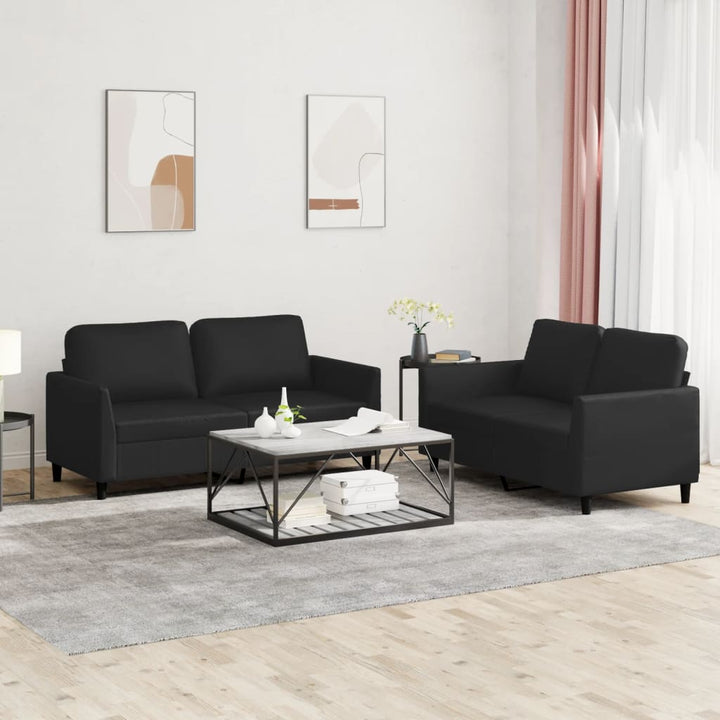 Soffgrupp 2 Delar Konstläder
