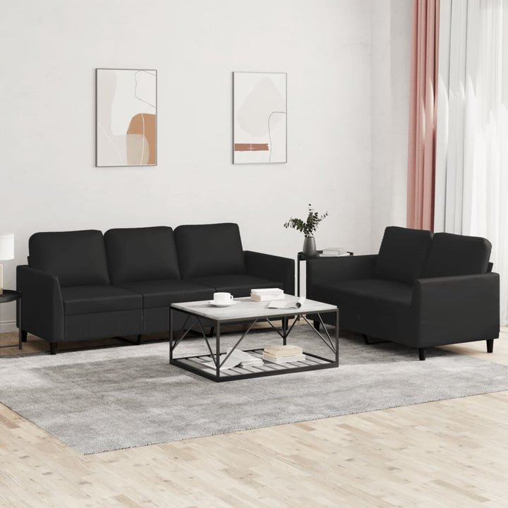 Soffgrupp 2 Delar Konstläder