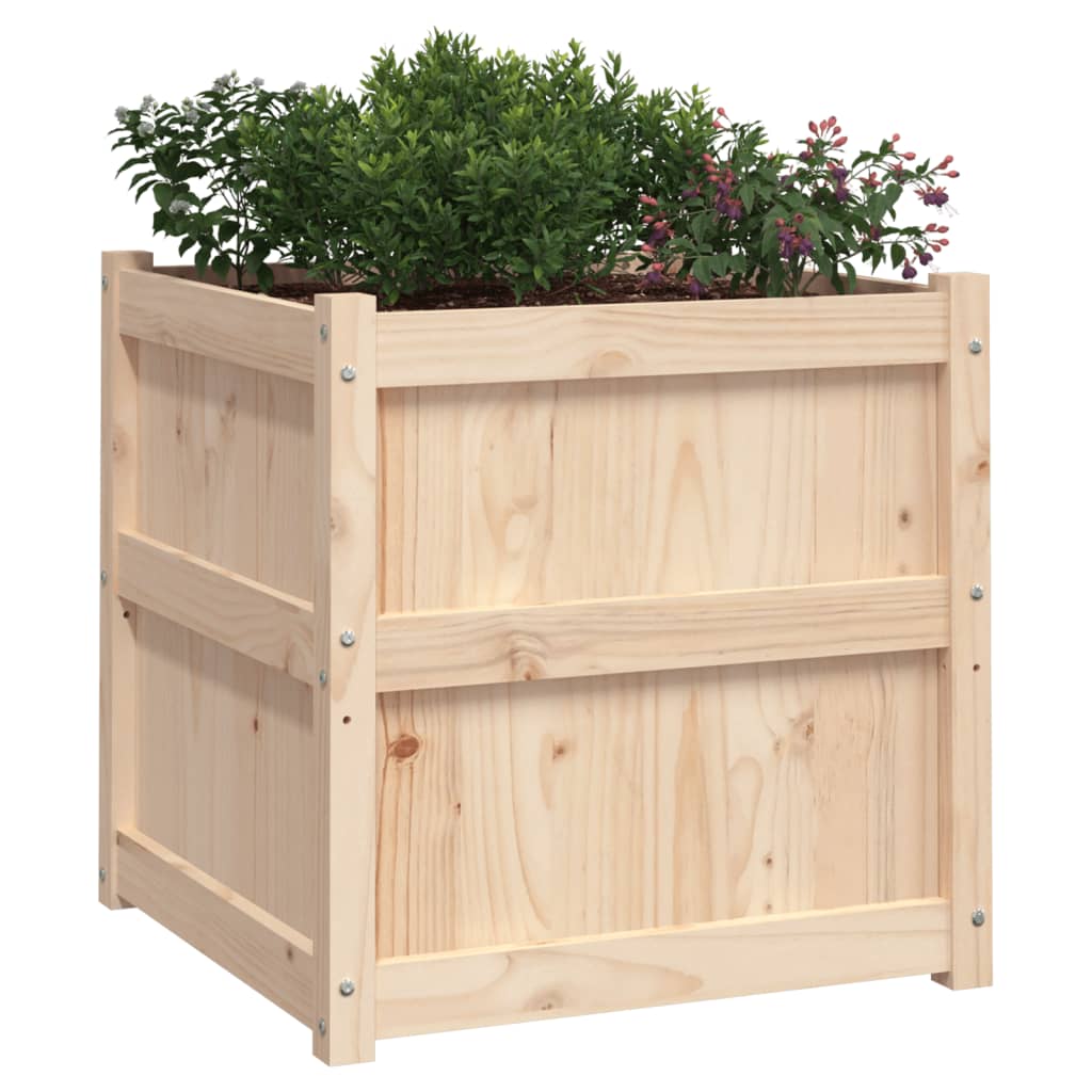 Odlingslåda 60X60X60 Cm Massiv Furu