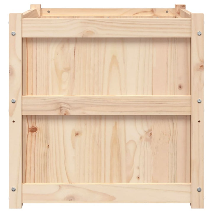 Odlingslåda 60X60X60 Cm Massiv Furu