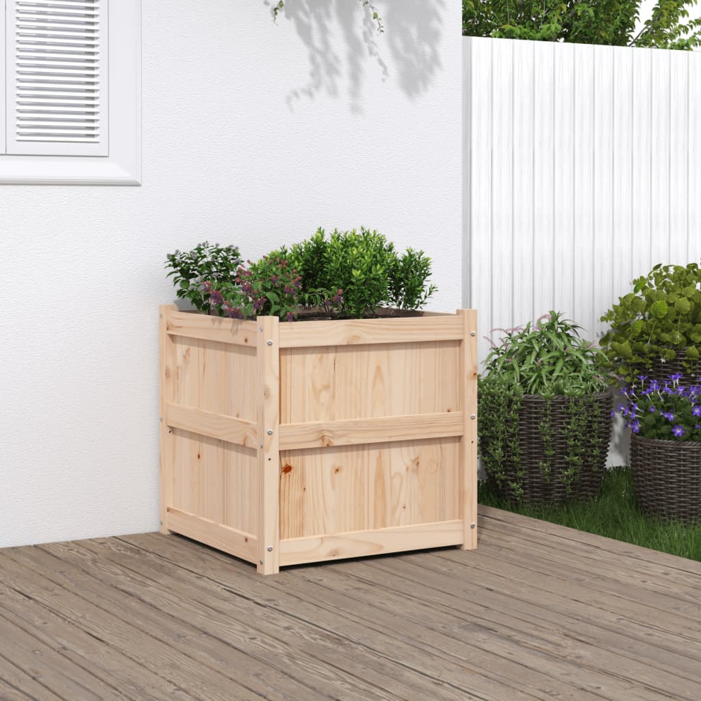Odlingslåda 60X60X60 Cm Massiv Furu