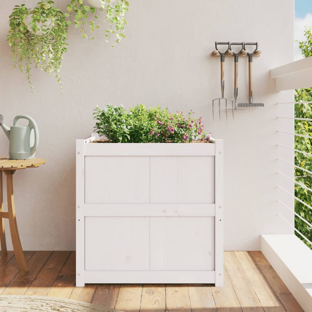 Odlingslåda 70X70X70 Cm Massiv Furu