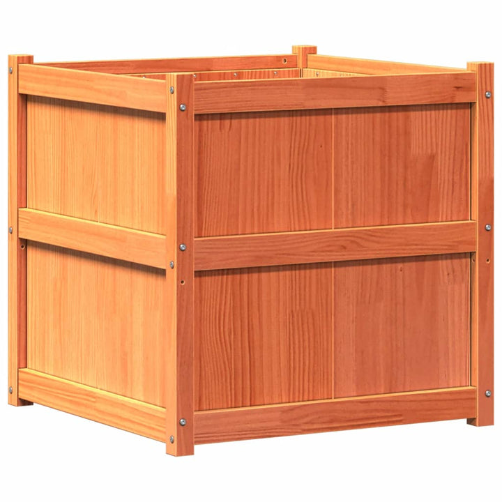 Odlingslåda Vax 70X70X70 Cm Massiv Furu