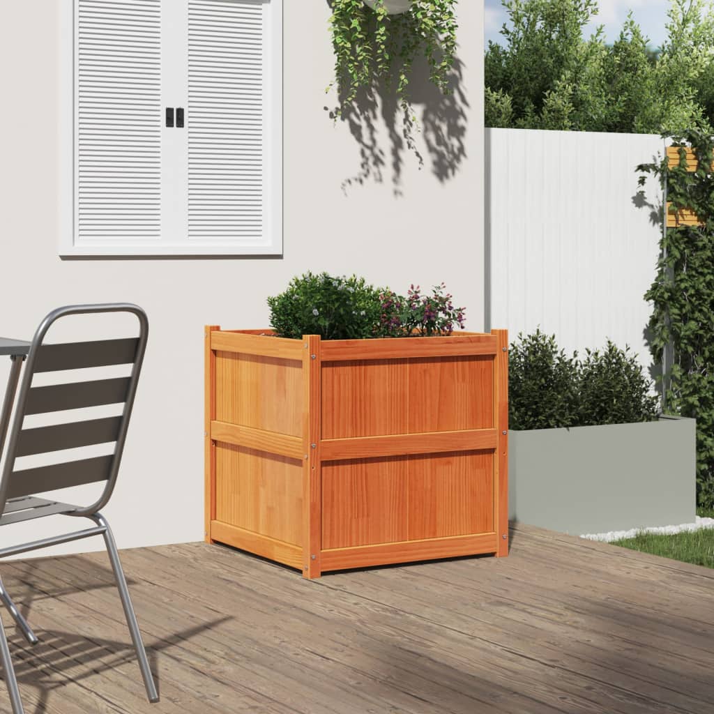 Odlingslåda Vax 70X70X70 Cm Massiv Furu