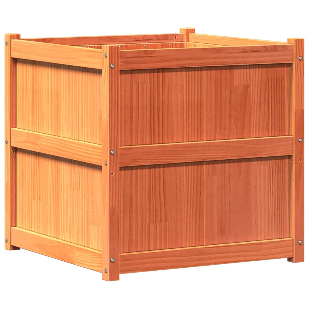 Odlingslåda Vax 70X70X70 Cm Massiv Furu