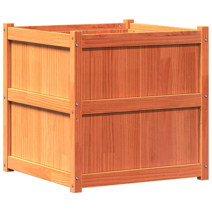 Odlingslåda Vax 70X70X70 Cm Massiv Furu