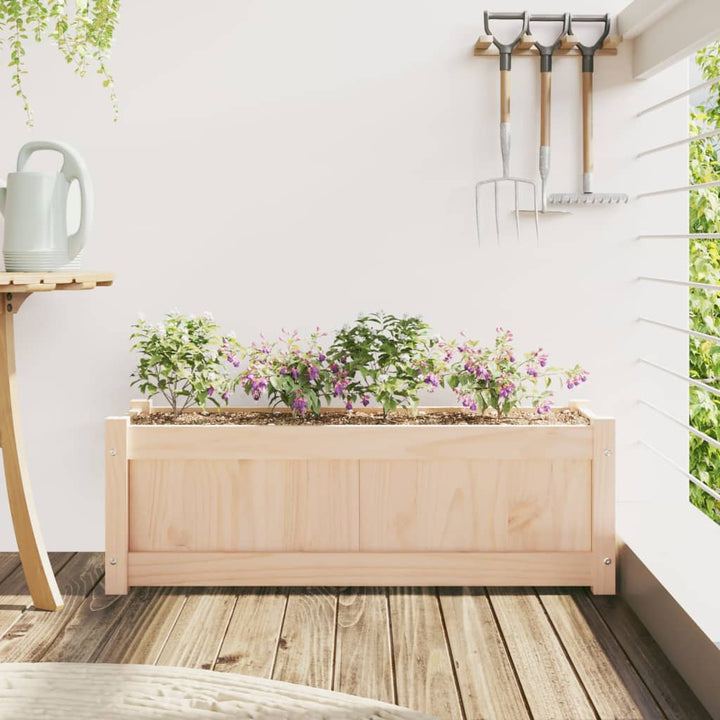 Odlingslåda 90X31X31 Cm Massiv Furu